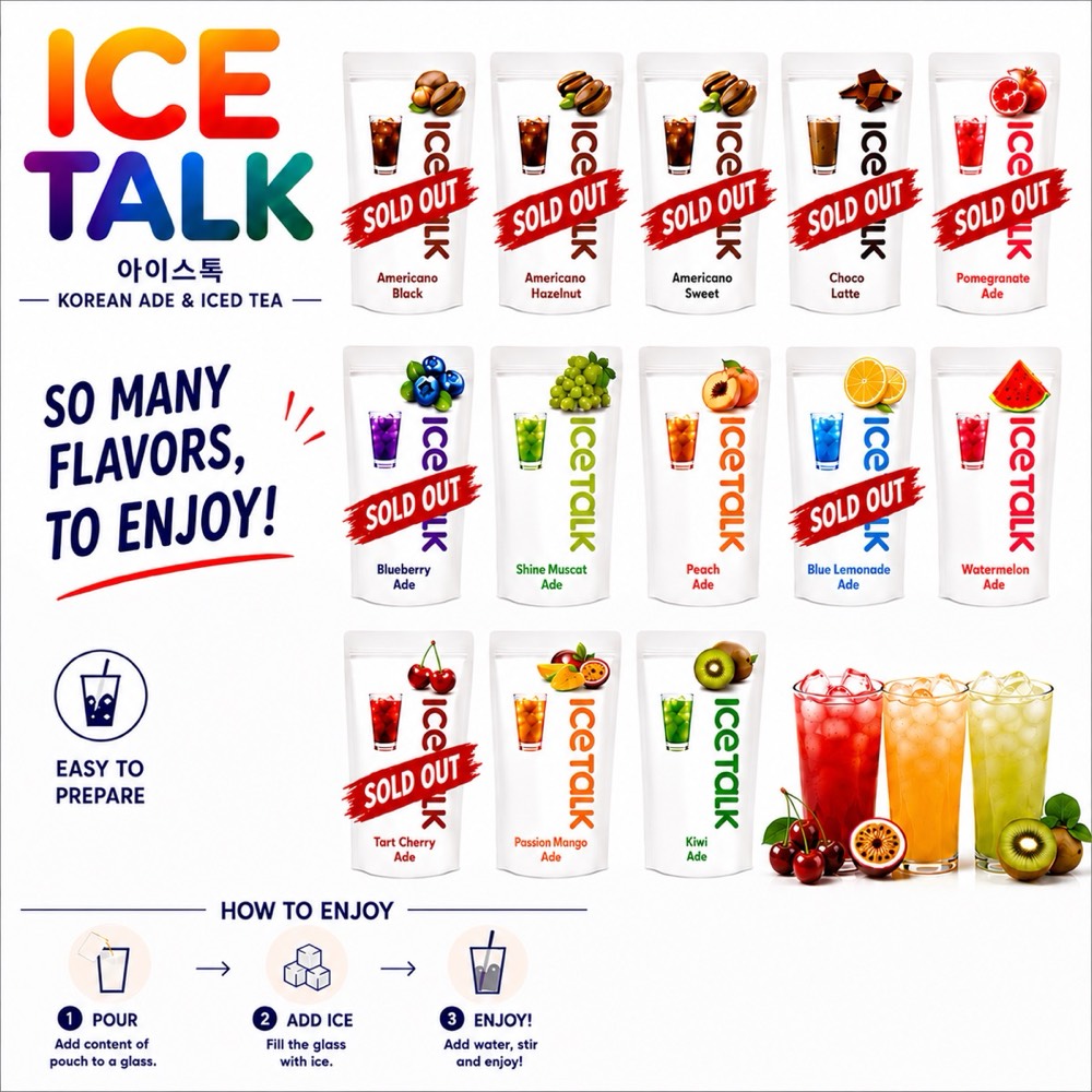 IceTalk Flavor Lineup promotional visual