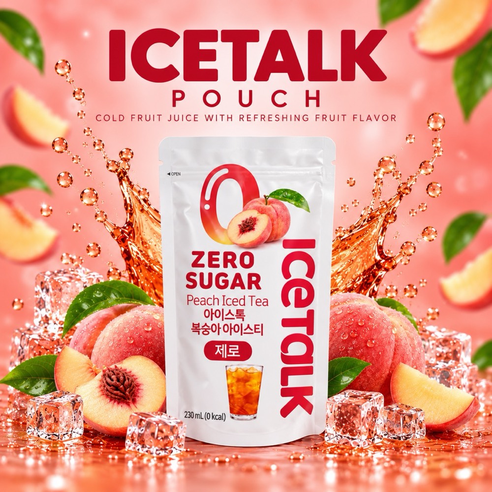Zero Sugar Peach Pouch product visual